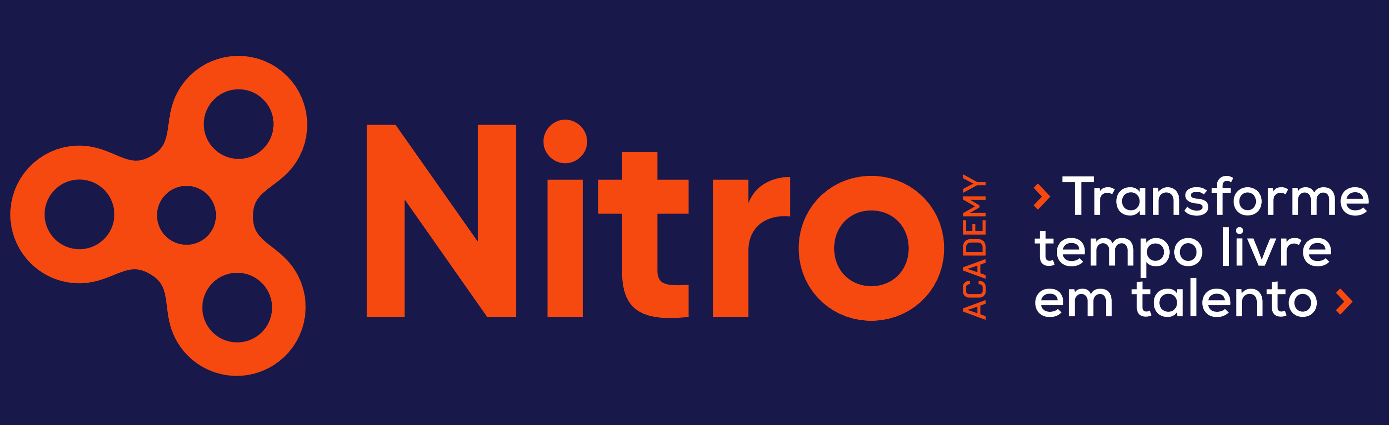logo nitro academy com frase